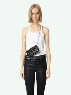 Zadig & Voltaire Jett Skinny Jeans Black Coated 2 Zadig & Voltaire Jett Skinny Jeans Black Coated -Zadig Et Voltaire WWJE00241 BLACK COATED ADDI 1 66fd17ee10d39