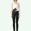 Zadig & Voltaire Jett Skinny Jeans Black Coated
