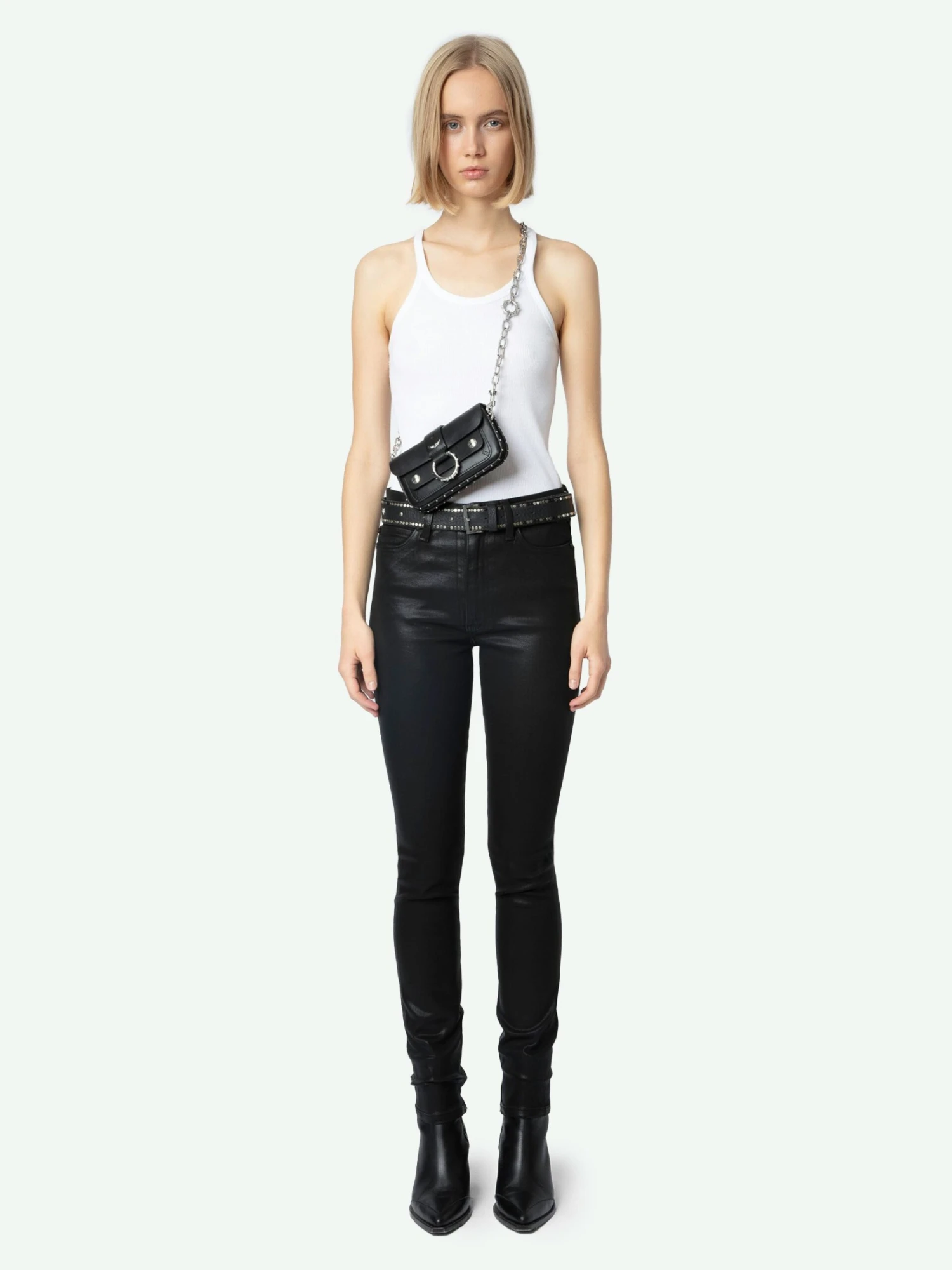 Jett Skinny Jeans Black coated Zadig & Voltaire Jett Skinny Jeans Black Coated -Zadig Et Voltaire WWJE00241 BLACK COATED SHOOTING 66fd186039ccc scaled