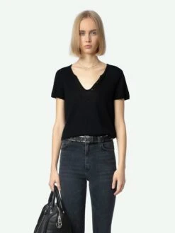 Zadig & Voltaire Joplin Jeans Washed Black 2 Zadig & Voltaire Joplin Jeans Washed Black -Zadig Et Voltaire WWJE00255 WASHED BLACK ADDI 1 66fd1a3b3257f