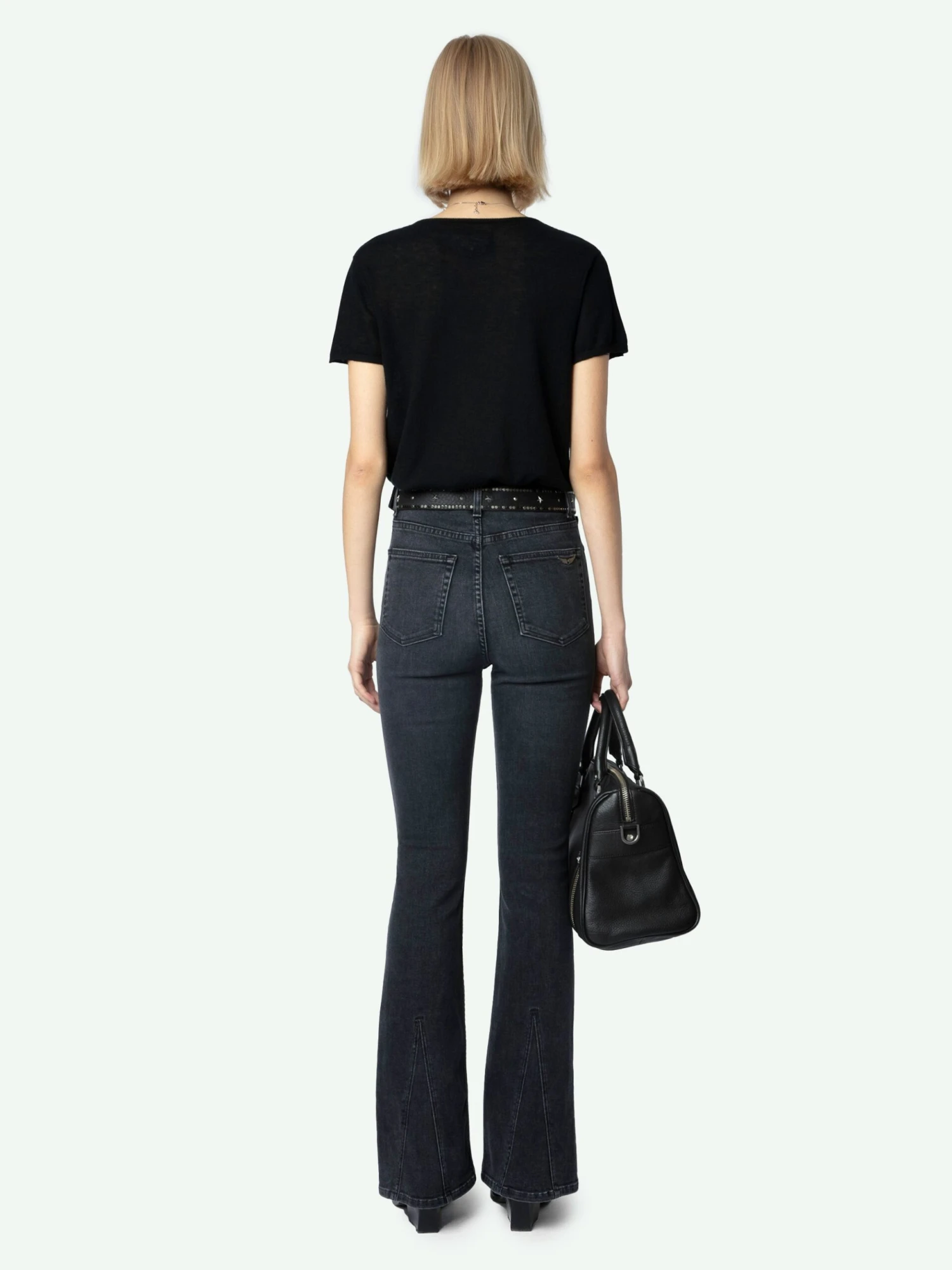Joplin Jeans Washed black Zadig & Voltaire Joplin Jeans Washed Black -Zadig Et Voltaire WWJE00255 WASHED BLACK BACK 66fd192826398 scaled