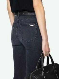 Zadig & Voltaire Joplin Jeans Washed Black 4 Zadig & Voltaire Joplin Jeans Washed Black -Zadig Et Voltaire WWJE00255 WASHED BLACK HOVER 66fd195a2faaf