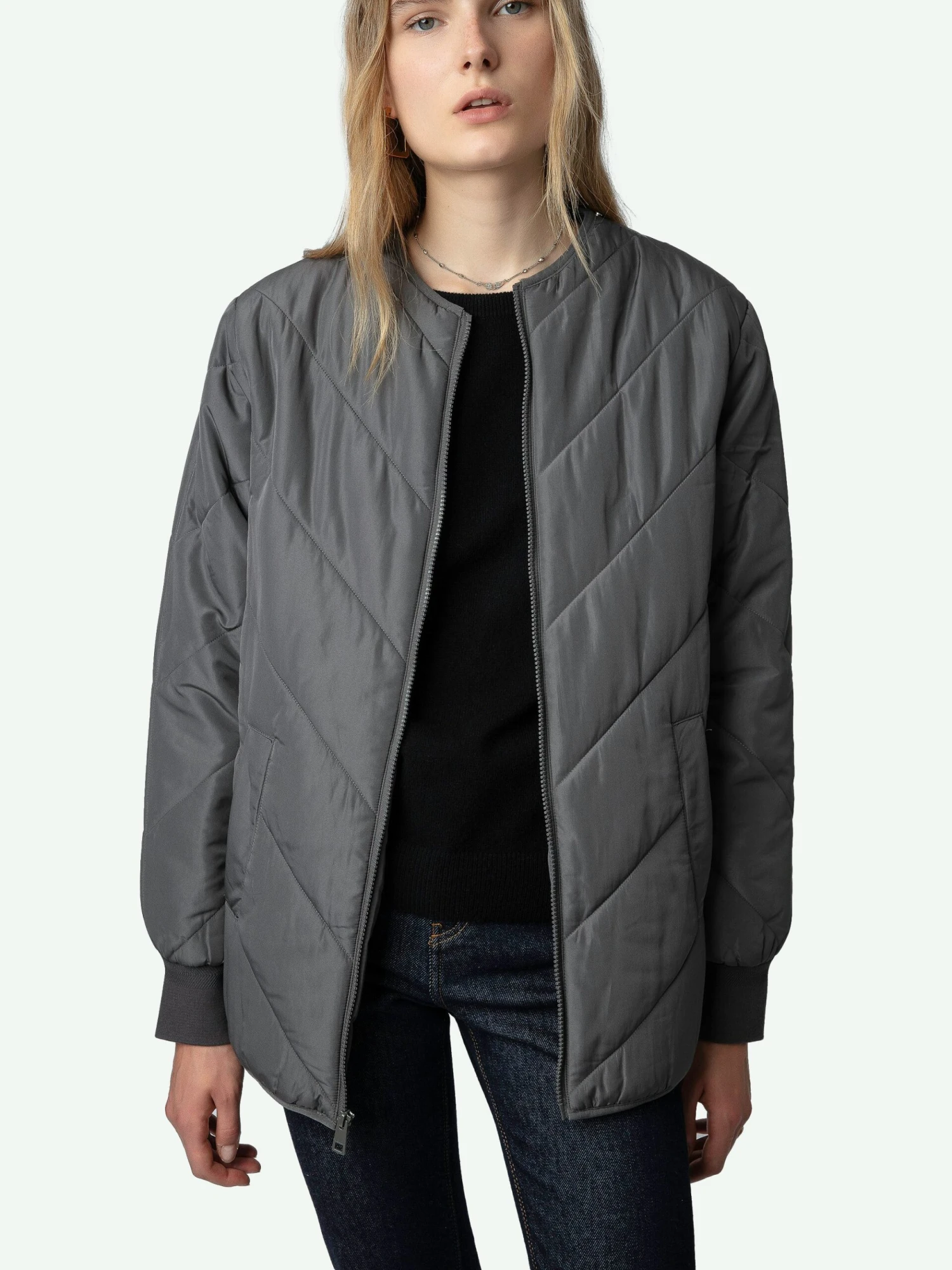 Kidea Parka Ardoise Zadig & Voltaire Kidea Parka Ardoise -Zadig Et Voltaire WWOW00620 ARDOISE ADDI 2 670e321aeef6e scaled