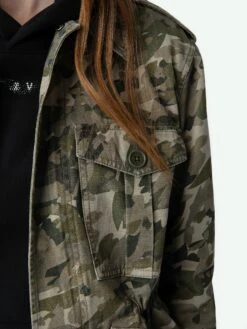 Zadig & Voltaire Krisa Parka Grass 3 Zadig & Voltaire Krisa Parka Grass -Zadig Et Voltaire WWOW00647 GRASS HOVER 664c5b3c09fd4