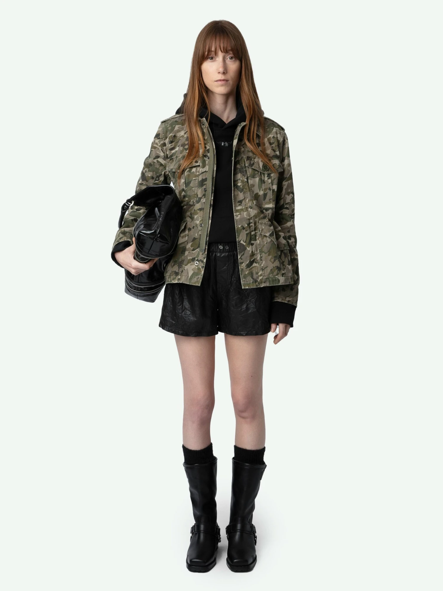 Krisa Parka Grass Zadig & Voltaire Krisa Parka Grass -Zadig Et Voltaire WWOW00647 GRASS SHOOTING 664c5b587300c scaled