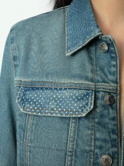 Zadig & Voltaire Kioky Denim Jacket Light Blue 4 Zadig & Voltaire Kioky Denim Jacket Light Blue -Zadig Et Voltaire WWOW01671 LIGHT BLUE ADDI 3 67bed57fbbe35