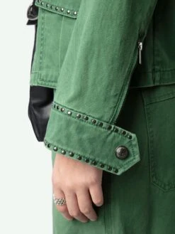 Zadig & Voltaire Klimi Parka Coriander -Zadig Et Voltaire WWOW01677 CORIANDER ADDI 3 675ff4b4a86bd