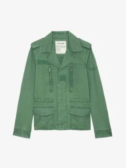 Zadig & Voltaire Klimi Parka Coriander -Zadig Et Voltaire WWOW01677 CORIANDER PACKSHOT 6763e43a6558e