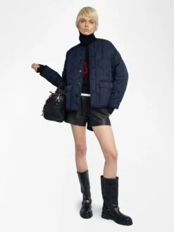 Zadig & Voltaire Bunji Parka Encre -Zadig Et Voltaire WWOW01685 ENCRE ADDI 1 685e8edc60d9d