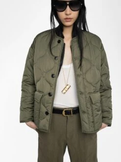 Zadig & Voltaire Bunji Parka Leaves -Zadig Et Voltaire WWOW01685 LEAVES ADDI 1 685d239c14449