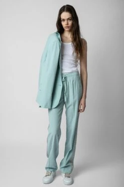 Zadig & Voltaire Pomy Pants Celadon -Zadig Et Voltaire WWPA00017 CELADON 3