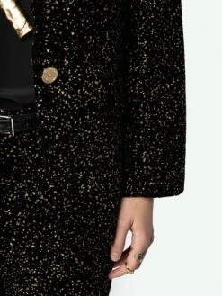 Zadig & Voltaire Prevy Velvet Pants Black 2 Zadig & Voltaire Prevy Velvet Pants Black -Zadig Et Voltaire WWPA00811 NOIR ADDI 1 6704e68a672ec