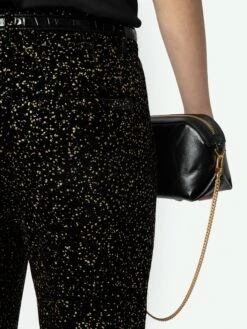 Zadig & Voltaire Prevy Velvet Pants Black 5 Zadig & Voltaire Prevy Velvet Pants Black -Zadig Et Voltaire WWPA00811 NOIR HOVER 6704e5f74082d