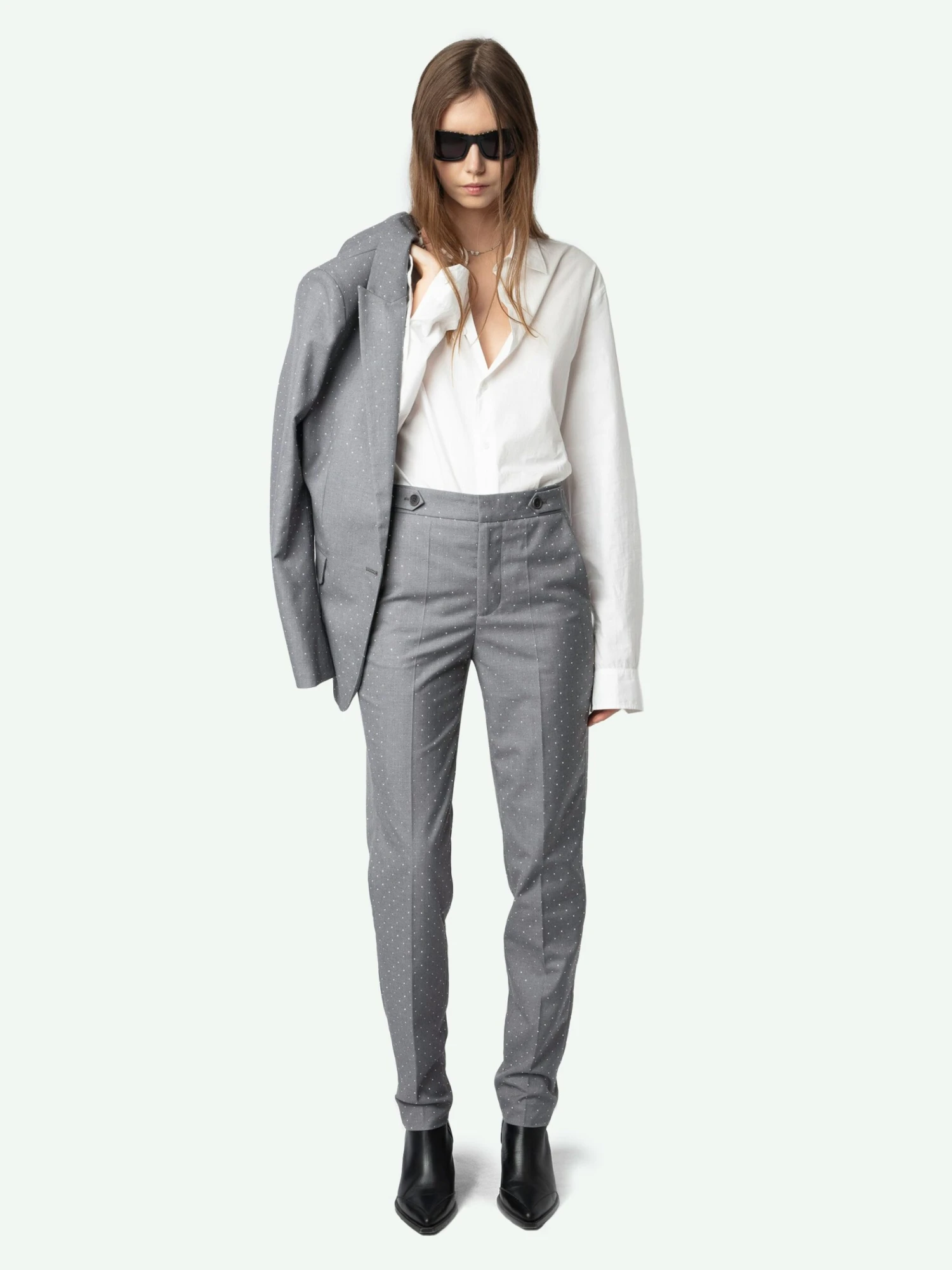 Panny Pants Gris chine Zadig & Voltaire Panny Pants Gris Chine -Zadig Et Voltaire WWPA01821 GRIS CHINE ADDI 1 675ff4fd2c686 scaled