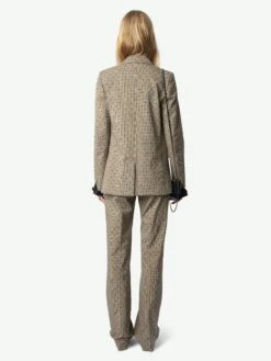 Zadig & Voltaire Pistol Pants Camel -Zadig Et Voltaire WWPA01846 CAMEL BACK 67234fca19a50