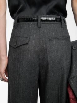 Zadig & Voltaire Puros Pants Anthracite -Zadig Et Voltaire WWPA01866 ANTHRACITE HOVER 6877c2f393e8d