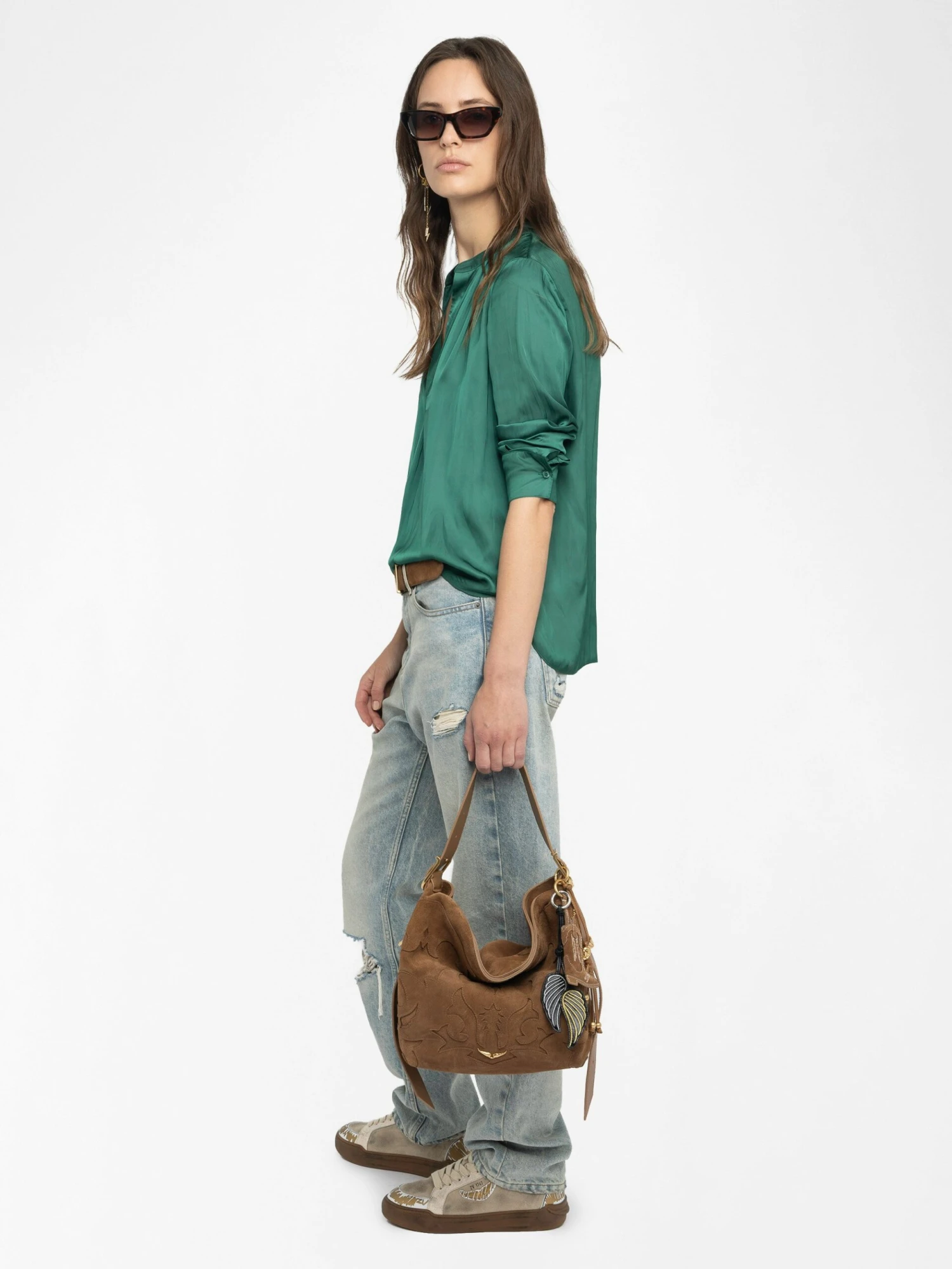 Tink Emerald Green Satin Blouse Emerald Zadig & Voltaire Tink Emerald Green Satin Blouse Emerald -Zadig Et Voltaire WWSH00021 EMERALD ADDI 3 6835c9e014a7c scaled