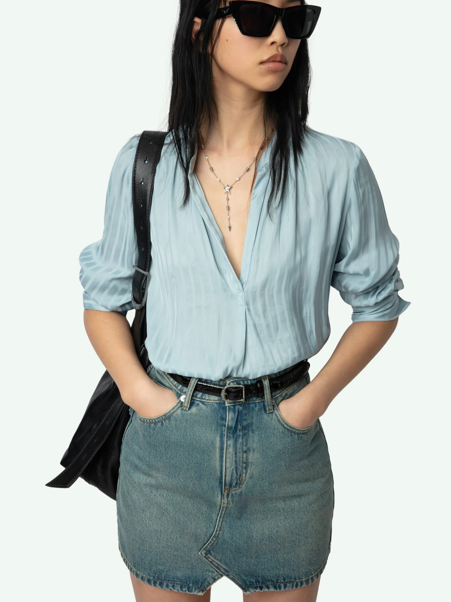 Tink Emerald Green Satin Blouse Mist Zadig & Voltaire Tink Emerald Green Satin Blouse Mist -Zadig Et Voltaire WWSH00021 MIST ADDI 3 67b745bdc6d15 scaled