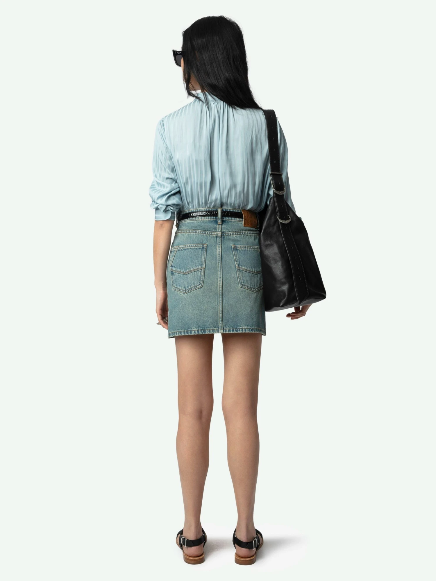 Tink Emerald Green Satin Blouse Mist Zadig & Voltaire Tink Emerald Green Satin Blouse Mist -Zadig Et Voltaire WWSH00021 MIST BACK 67b7470bde063 scaled