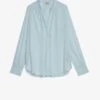 Zadig & Voltaire Tink Satin Tunic Light Blue