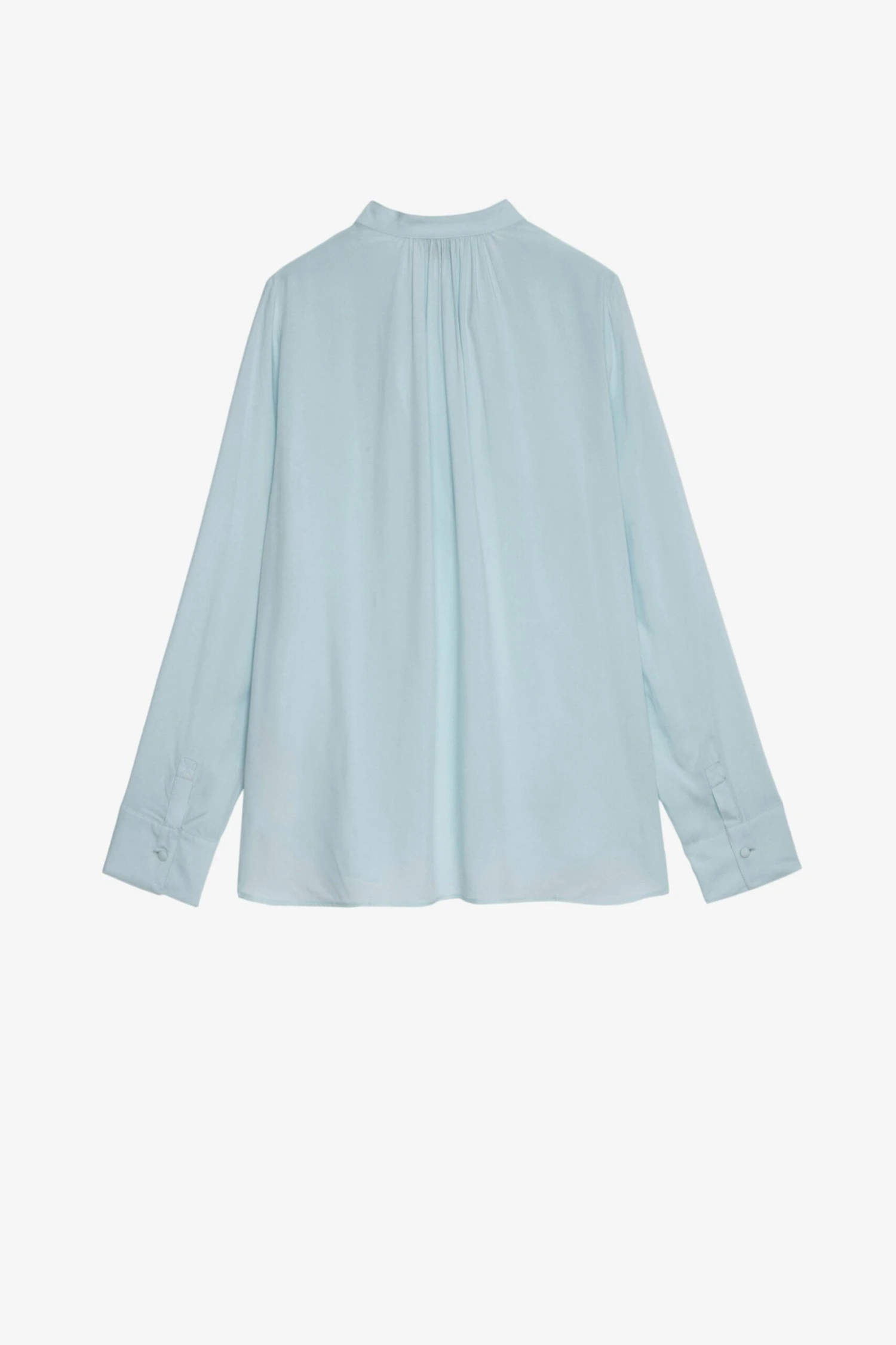 Tink Satin Tunic Light blue Zadig & Voltaire Tink Satin Tunic Light Blue -Zadig Et Voltaire WWSH00177 LIGHT BLUE 1 scaled