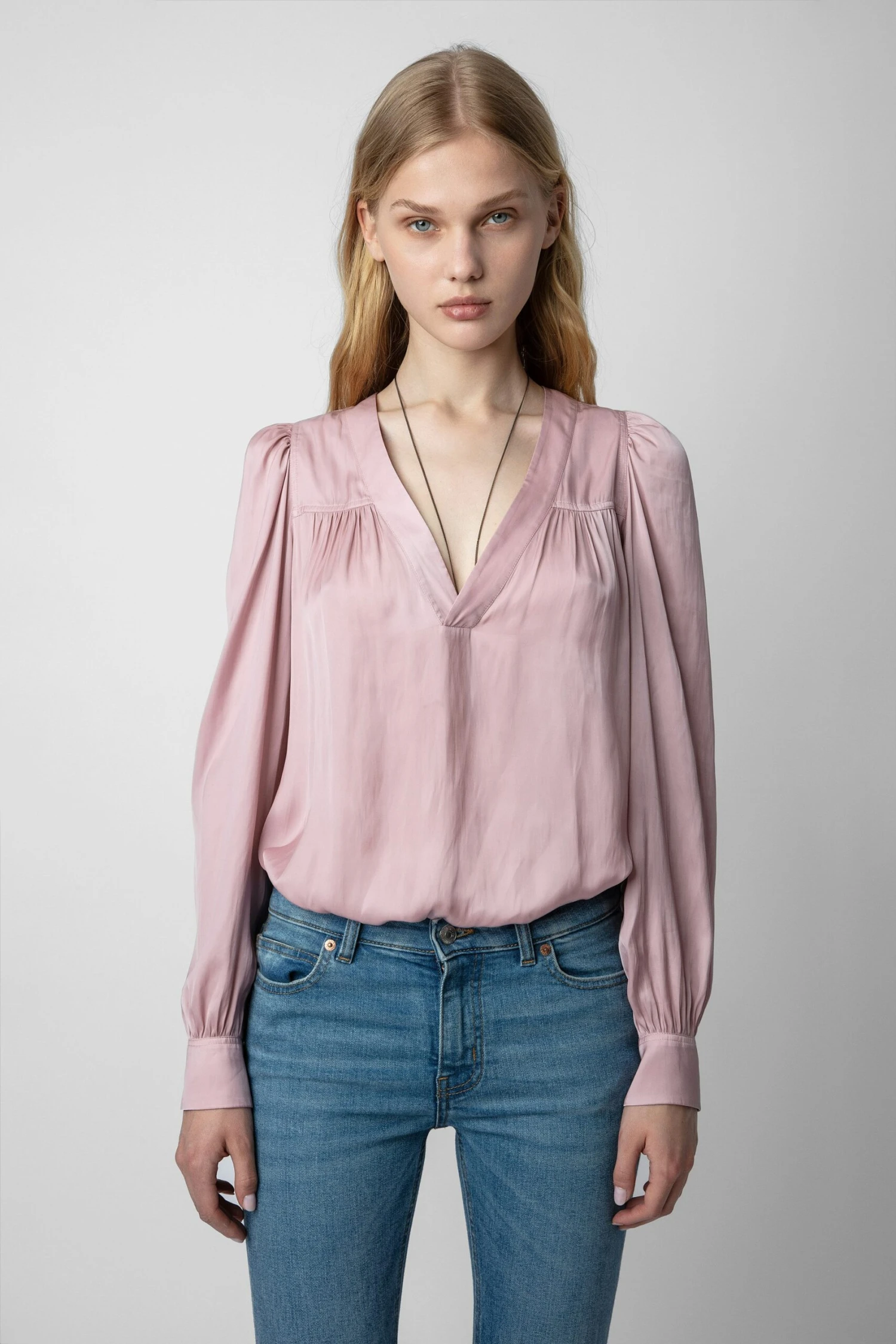 Telia Blouse Deep parme Zadig & Voltaire Telia Blouse Deep Parme -Zadig Et Voltaire WWSH00470 DEEP PARME 7 scaled