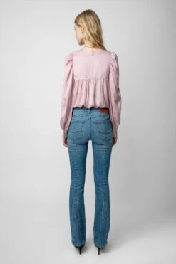 Zadig & Voltaire Telia Blouse Deep Parme 3 Zadig & Voltaire Telia Blouse Deep Parme -Zadig Et Voltaire WWSH00470 DEEP PARME 9