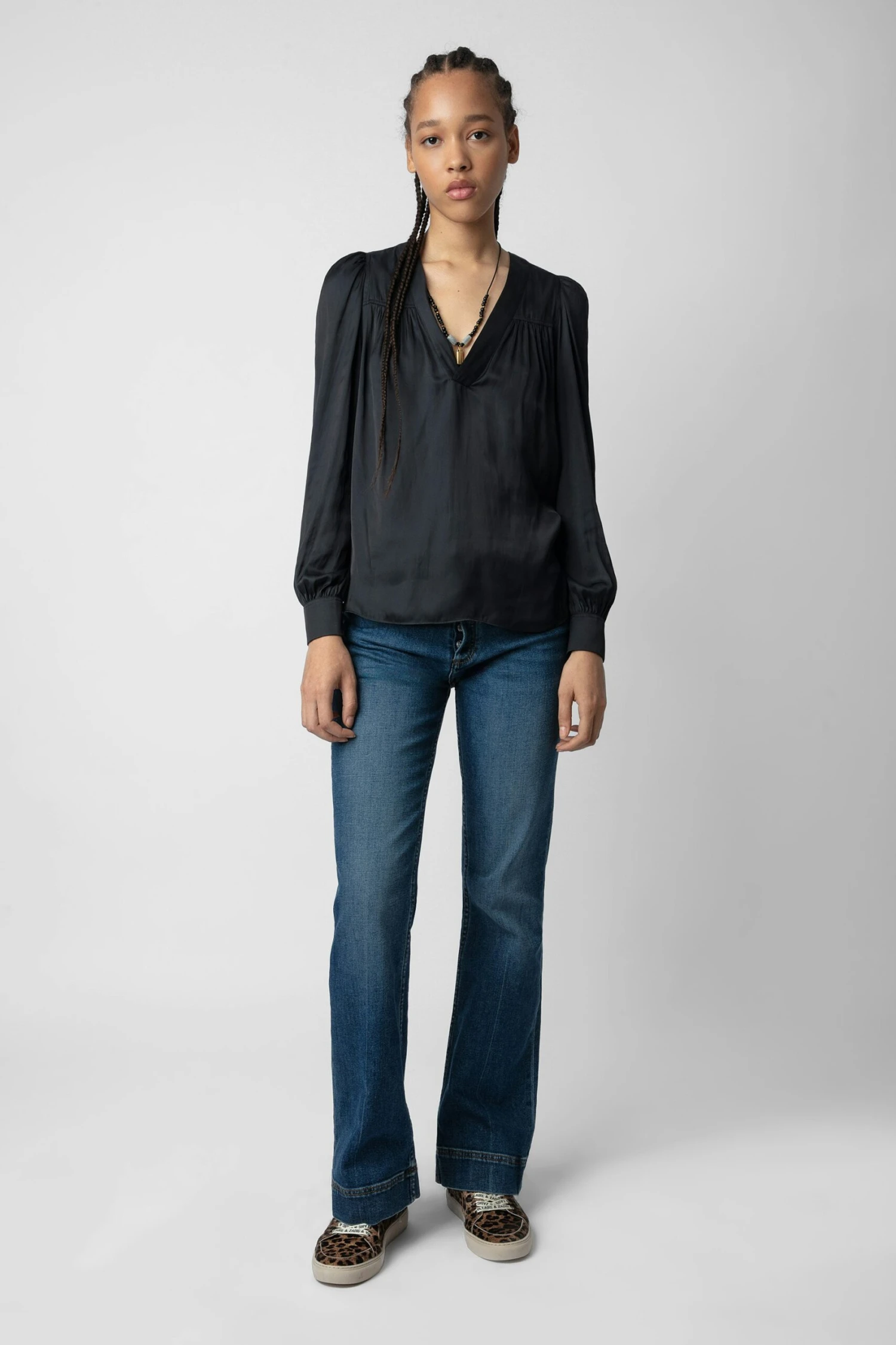 Telia Blouse Black Zadig & Voltaire Telia Blouse Black -Zadig Et Voltaire WWSH00470 NOIR 3 scaled