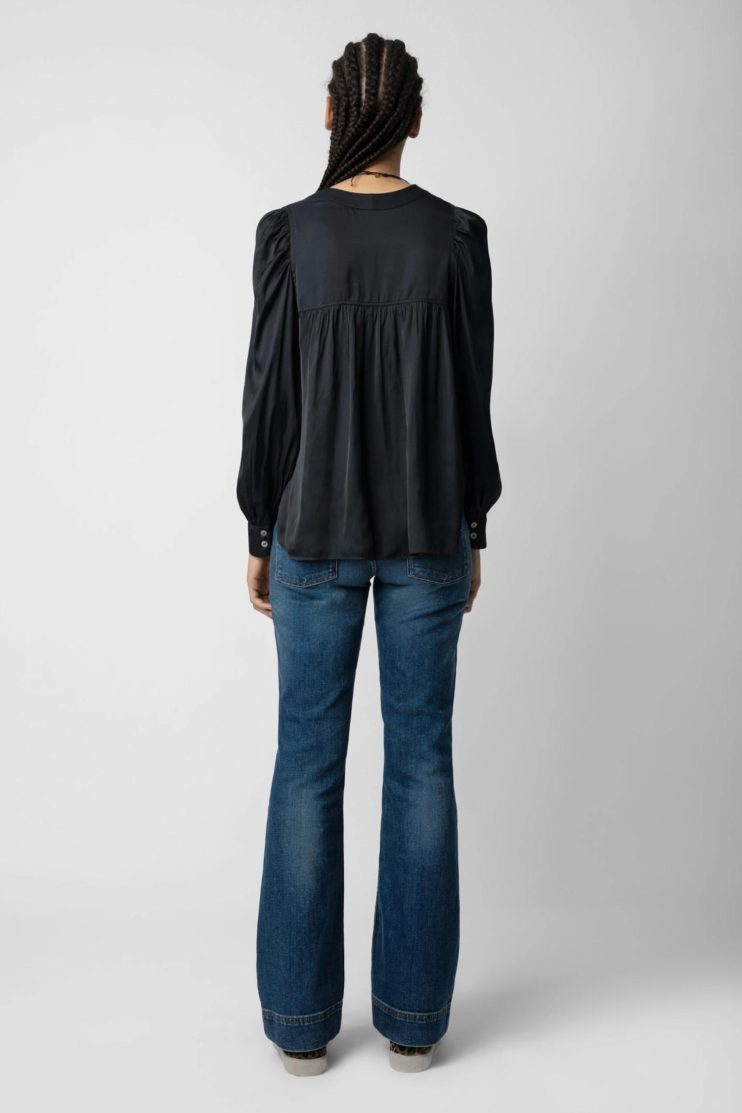 Telia Blouse Black Zadig & Voltaire Telia Blouse Black -Zadig Et Voltaire WWSH00470 NOIR 5 scaled
