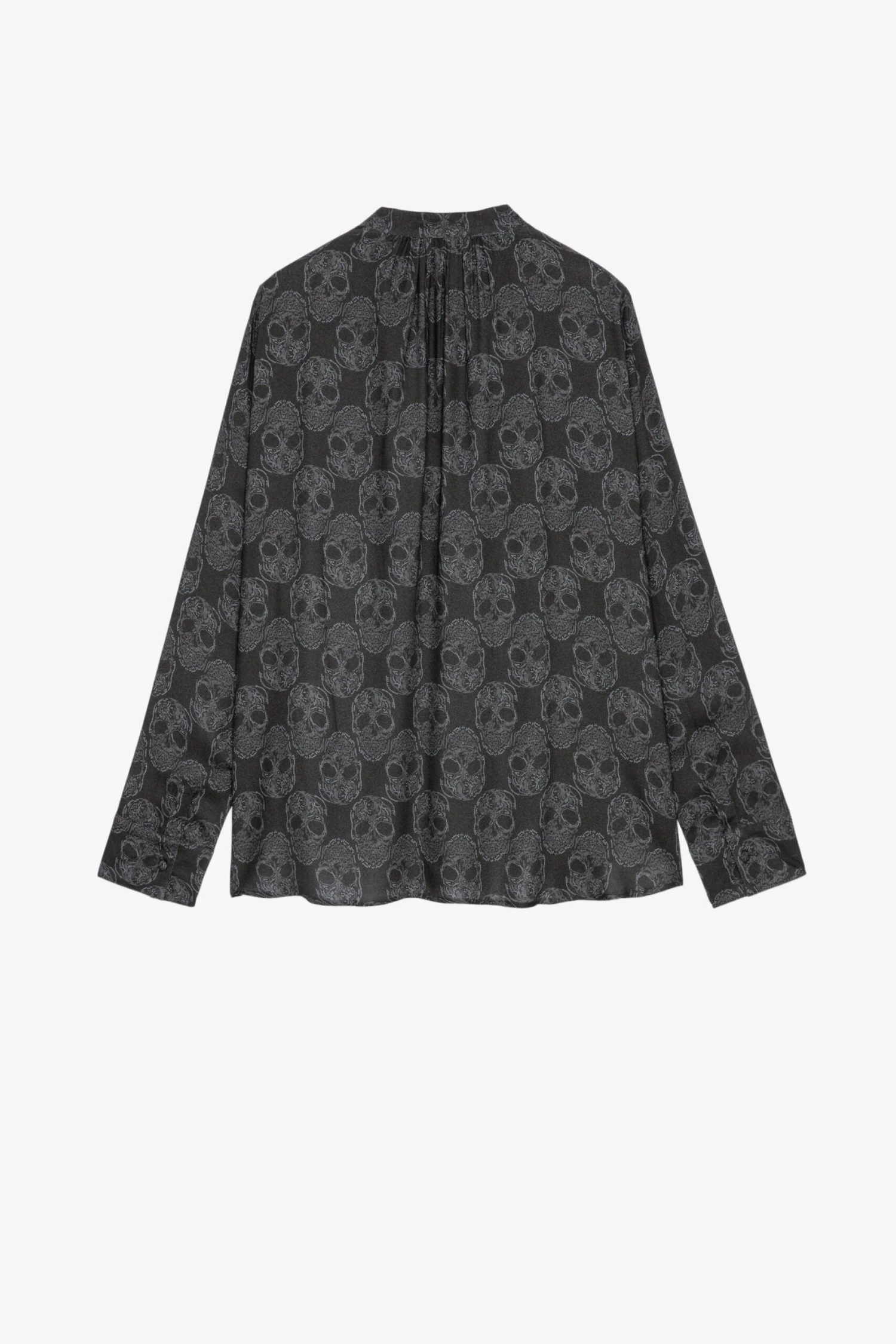 Tink Skull Blouse Anthracite Zadig & Voltaire Tink Skull Blouse Anthracite -Zadig Et Voltaire WWSH00494 ANTHRACITE 1 scaled