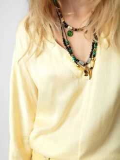 Zadig & Voltaire Tonastir Satin Blouse Shea 2 Zadig & Voltaire Tonastir Satin Blouse Shea -Zadig Et Voltaire WWSH00556 SHEA ADDI 1 1