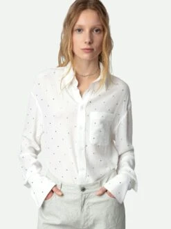Zadig & Voltaire Tyrone Diamanté Shirt Judo -Zadig Et Voltaire WWSH00560 JUDO HOVER
