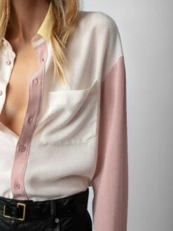 Zadig & Voltaire Tyrone Shirt Petale -Zadig Et Voltaire WWSH00562 PETALE ADDI 2