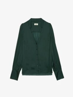 Zadig & Voltaire Tinous Satin Shirt Peaks -Zadig Et Voltaire WWSH00572 PEAKS PACKSHOT 668bb27335fad