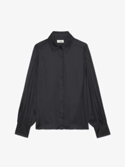 Zadig & Voltaire Trenta Satin Blouse Black -Zadig Et Voltaire WWSH00583 NOIR PACKSHOT 6697c5e170172