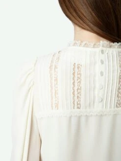 Zadig & Voltaire Thena Silk Blouse Flake -Zadig Et Voltaire WWSH00585 FLAKE ADDI 2 67818097cdcfb