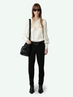 Zadig & Voltaire Thena Silk Blouse Flake