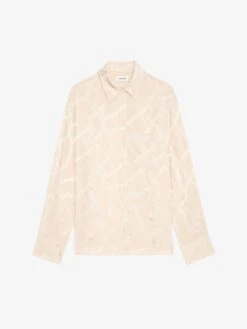 Zadig & Voltaire Morning Silk Shirt Sweet -Zadig Et Voltaire WWSH00589 SWEET PACKSHOT 670686477d3fb