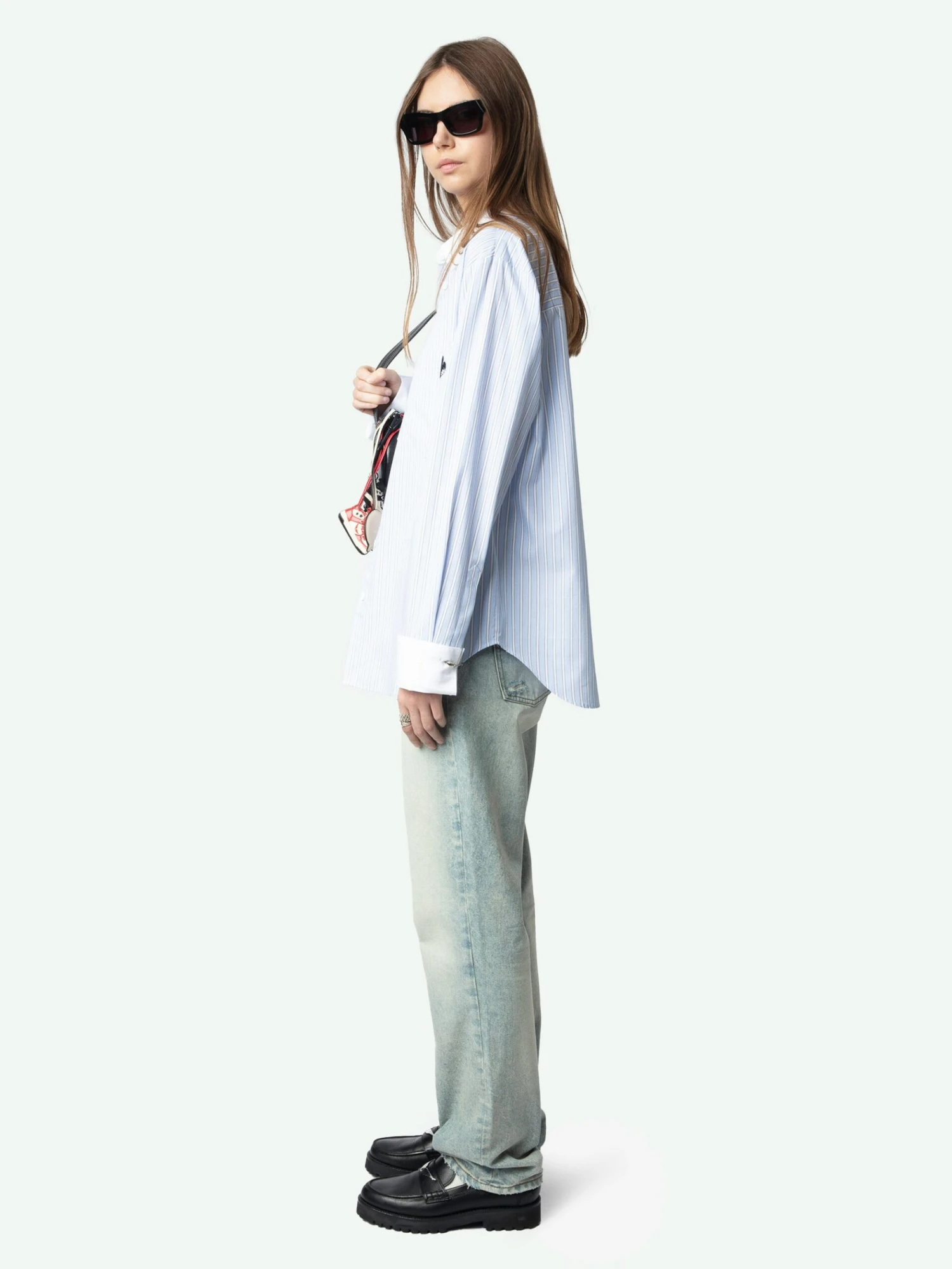 Morning Striped Poplin Shirt Mist Zadig & Voltaire Morning Striped Poplin Shirt Mist -Zadig Et Voltaire WWSH02165 MIST ADDI 3 6763e8b3b2017 scaled