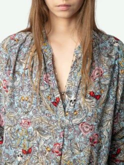 Zadig & Voltaire Tink Blouse Mist -Zadig Et Voltaire WWSH02169 MIST HOVER 6763e85284471