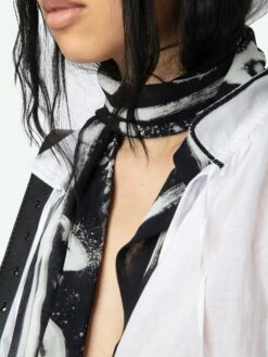 Zadig & Voltaire Troene Oversized Cotton Blouse Judo 5 Zadig & Voltaire Troene Oversized Cotton Blouse Judo -Zadig Et Voltaire WWSH02206 JUDO HOVER 67bed79c4a0b0