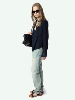 Zadig & Voltaire Taika Blouse Encre -Zadig Et Voltaire WWSH02217 ENCRE ADDI 3 67a9e4394b4d8