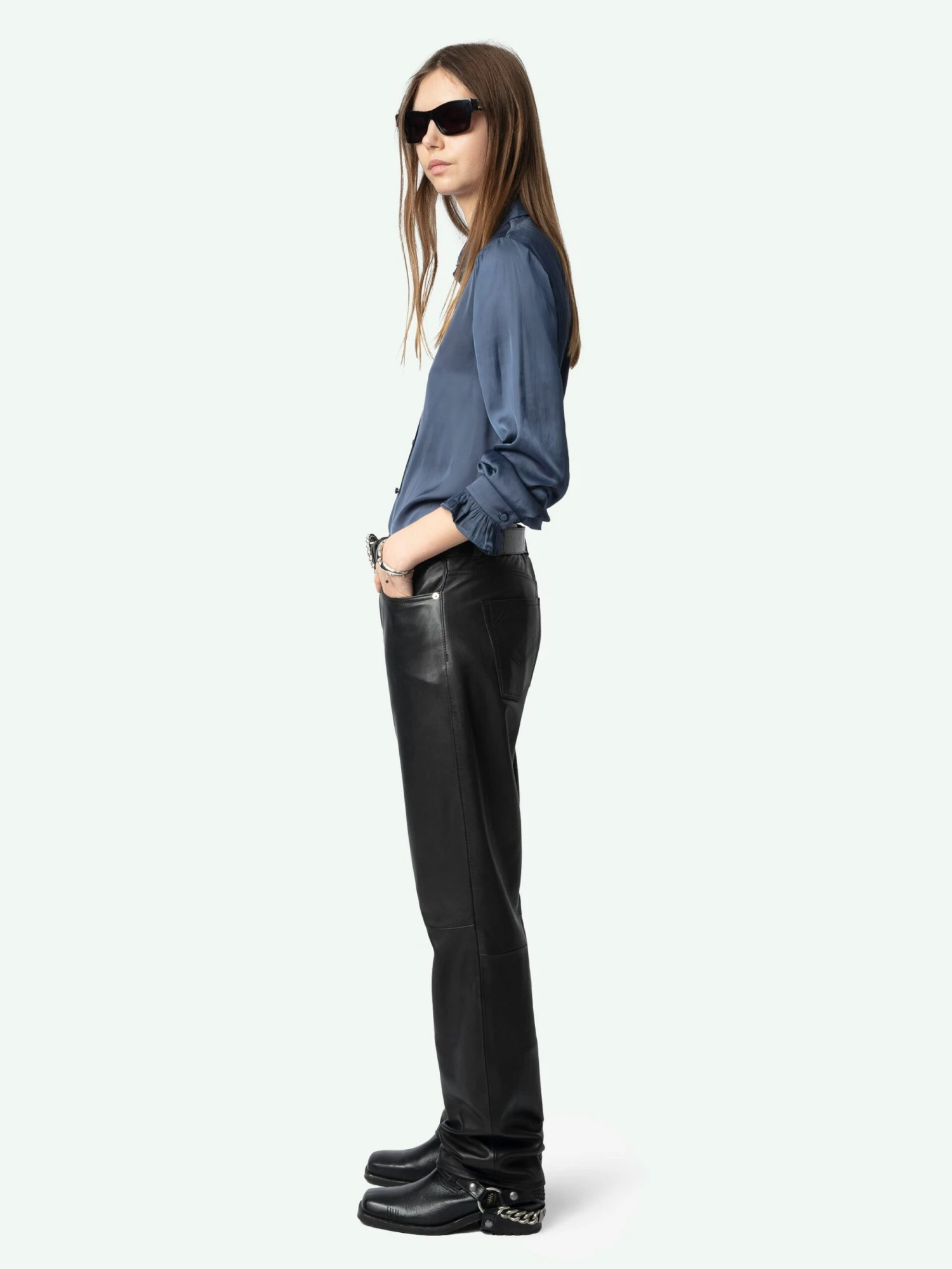 Thely Satin Shirt Officer Zadig & Voltaire Thely Satin Shirt Officer -Zadig Et Voltaire WWSH02226 OFFICER ADDI 2 6763e8e176785 scaled