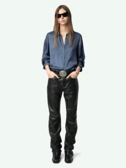 Zadig & Voltaire Thely Satin Shirt Officer