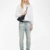 Zadig & Voltaire Tano White Lace Dress Shirt Judo
