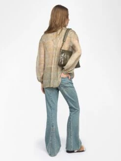 Zadig & Voltaire Tamela Shirt Cloud -Zadig Et Voltaire WWSH02238 CLOUD BACK 6848542390a46