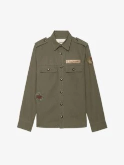 Zadig & Voltaire Taskam Overshirt Leaves -Zadig Et Voltaire WWSH02247 LEAVES PACKSHOT 68628767a9115