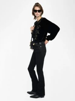 Zadig & Voltaire Tigy Blouse Black -Zadig Et Voltaire WWSH02251 BLACK ADDI 3 687df7bc47361