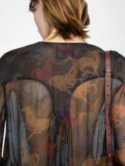 Zadig & Voltaire Tamela Shirt Dark Chocolate 5 Zadig & Voltaire Tamela Shirt Dark Chocolate -Zadig Et Voltaire WWSH02262 DARK CHOCOLATE ADDI 4 687df7c1c56f2