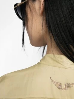 Zadig & Voltaire Tulba Satin Shirt Blond 5 Zadig & Voltaire Tulba Satin Shirt Blond -Zadig Et Voltaire WWSH02266 BLOND HOVER 685d24fc82047